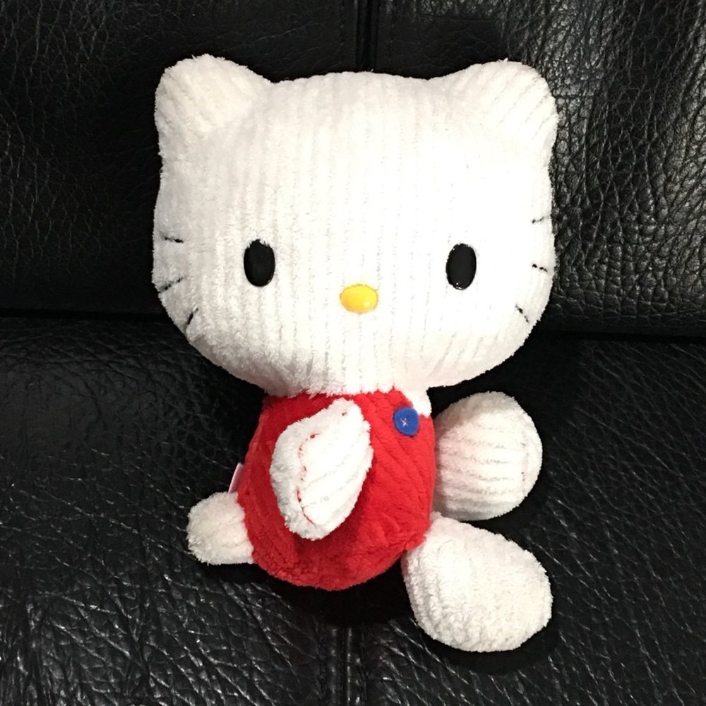 Hello Kitty Plush Toy - White & Red